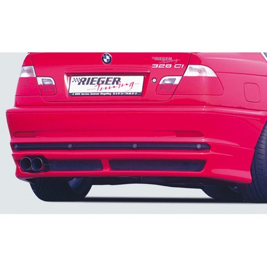 Rieger spoiler pod zadní nárazník pro BMW řada 3 E46 kupé před faceliftem r.v. 02/98-12/01, plast ABS bez povrchové úpravy