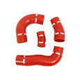 Forge Motorsport sada silikonových hadic pro tlakové vedení k turbu pro VW Golf 7 GTI/Golf 7 R včetně facelift, barva hadic: červená