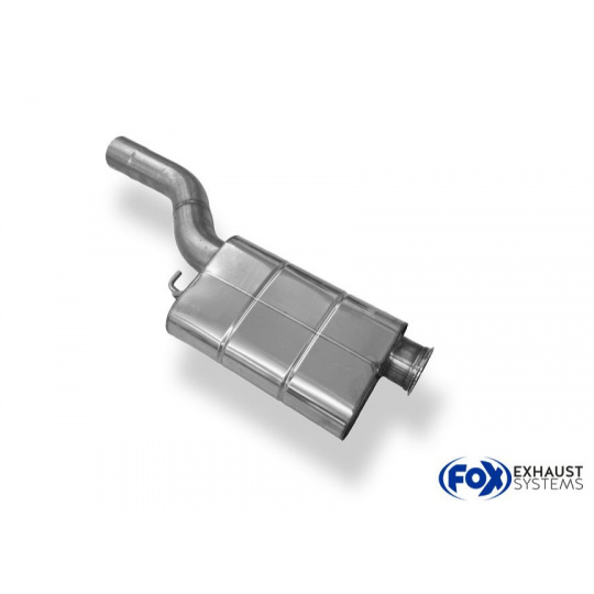 Fox Sportauspuff středový tlumič pro Audi S4 B5 s motorem 2.7