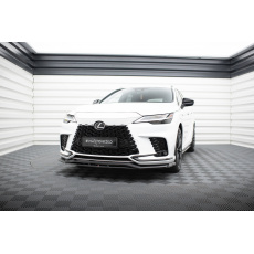 Maxton Design spoiler pod přední nárazník pro Lexus RX Mk5, černý lesklý plast ABS, F-Sport