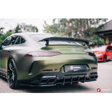 Maxton Design prodloužení spoileru pro Mercedes AMG GT 4 -Door Coupe GT 63S, černý lesklý plast ABS