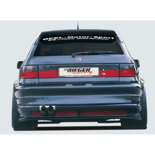 Rieger zadní nárazník pro Opel Astra F 3-dvéř., hatchback, plast ABS bez povrchové úpravy