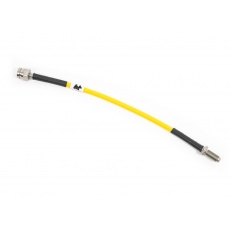 Forge Motorsport sada opletených brzdových hadic pro Lamborghini Jarama 400GTS 1970-1976, barva: žlutá