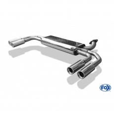 Fox Sportauspuff koncový tlumič výfuku s koncovkou 2x80 Typ 13 na obou stranách pro Mercedes třída V 2014- s motorem 2.2 CDI