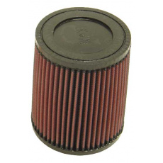 K&N univerzální kulatý zkosený filtr se vstupem 57 mm a výškou 152 mm, gumový vrchlík
