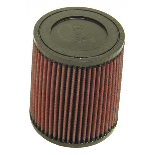 K&N univerzální kulatý zkosený filtr se vstupem 57 mm a výškou 152 mm, gumový vrchlík