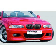 Rieger přední nárazník pro BMW řada 3 E46 sedan, touring, plast ABS bez povrchové úpravy, mimo diesel Rieger přední nárazník pro BMW řada 3 E46 sedan, touring, plast ABS bez povrchové úpravy, mimo diesel