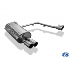 Fox Sportauspuff koncový tlumič výfuku s koncovkou 2x80 Typ 10 na obou stranách pro BMW řada 7 E65 s motorem 3.6, 4.4