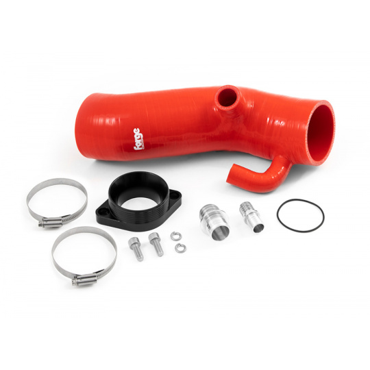 Forge Motorsport vstup do turba pro Renault Megane RS 280/300, barva hadice: červená