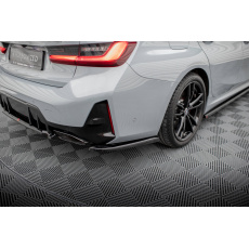 Maxton Design boční difuzory pod zadní nárazník pro BMW řada 3 G20 Facelift M340i, G21 Facelift M340i, černý lesklý plast ABS