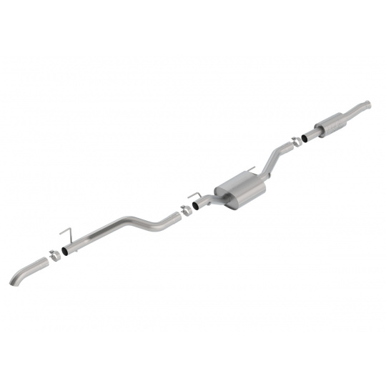 Borla Cat-Back výfukový systém "ATAK" pro Jeep Gladiator 3,6l V6 (4WD), 4-dvéř., r.v. od 2020, typ koncovek: chromové Borla Cat-Back výfukový systém "ATAK" pro Jeep Gladiator 3,6l V6 (4WD), 4-dvéř., r.v. od 2020, typ koncovek: chromové