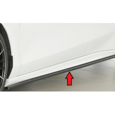 Rieger spoiler pod boční práh mont. strana levá pro Ford Focus 4 DEH, ST 5-dvéř. (combi), 5-dvéř. (hatchback), 5-dvéř. (sedan), r.v. 06/19-, 09/18-, plast ABS bez povrchové úpravy