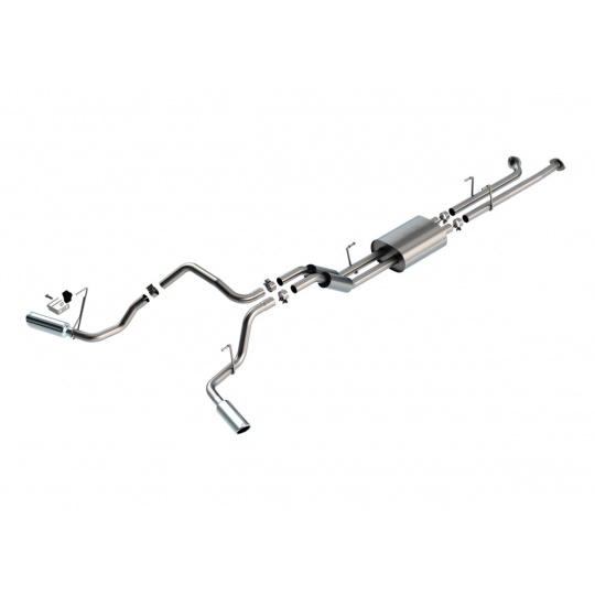 Borla Cat-Back výfukový systém "S-Type" pro Toyota Tundra 5.7L V8, automat/manual, 2WD/4WD, kabina s LB (8' 2'') 145.7'' rozvor, r.v. 2007-2008, barva koncovek: chromové Borla Cat-Back výfukový systém "S-Type" pro Toyota Tundra 5.7L V8, automat/manual, 2WD/4WD, kabina s LB (8' 2'') 145.7'' rozvor, r.v. 2007-2008, barva koncovek: chromové