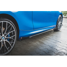 Maxton Design křidélka bočních difuzorů pro BMW řada 1 F20 M135I, černý lesklý plast ABS