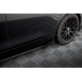 Maxton Design křidélka bočních difuzorů pro BMW řada 4 F36, černý lesklý plast ABS