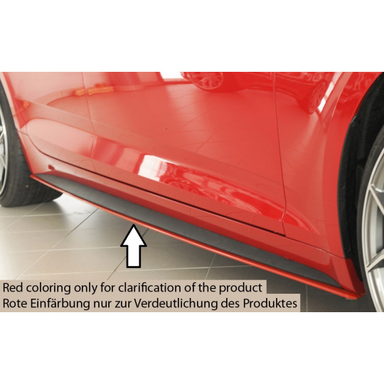 Rieger spoiler pod boční práh mont. strana pravá pro Audi A5 S5 B9, F5 Sportback před faceliftem, r.v. 11/16-12/19, plast ABS bez povrchové úpravy