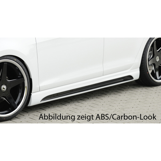 Rieger boční práh mont. strana pravá pro Seat Leon Cupra 5F 3-dvéř. (sc), r.v. 03/14-, plast ABS bez povrchové úpravy, s prolisem a výřezem