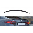 Maxton Design prodloužení spoileru pro Alfa Romeo Giulia Veloce, černý lesklý plast ABS, Sport / Quadrifoglio