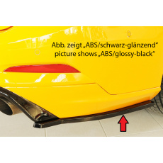 Rieger spoiler pod zadní nárazník na pravé straně pro Ford Focus 4 DEH 5-dvéř. (combi) r.v. 09/18-, plast ABS bez povrchové úpravy