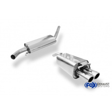 Fox Sportauspuff koncový a přední tlumič výfuku pro Audi 100 C3, C4 s motorem 1.9, 2.0, 2.2, 2.3, 2.4 D, 2.6, 2.8, s pohonem předních kol, pro vozidla bez snížení podvozku Fox Sportauspuff koncový a přední tlumič výfuku pro Audi 100 C3, C4 s motorem 1.9, 2.0, 2.2, 2.3, 2.4 D, 2.6, 2.8, s pohonem předních kol, pro vozidla bez snížení podvozku