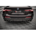 Maxton Design "Street Pro" difuzor zadního nárazníku pro BMW řada 4 G22/M-Pack, plast ABS bez povrchové úpravy, s červenou linkou