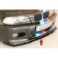 Rieger Spoilerlippe (GBL-50234) pro BMW řada 3 E46 M3 kupé, r.v. 06/00-, plast ABS lakovaný do černé lesklé barvy