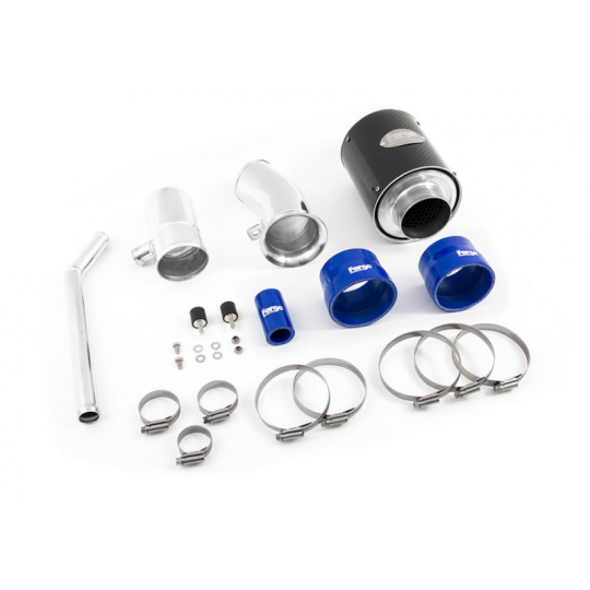 Forge Motorsport kit sání pro Fiat 500, barva hadic: modrá, materiál filtru: pěnový