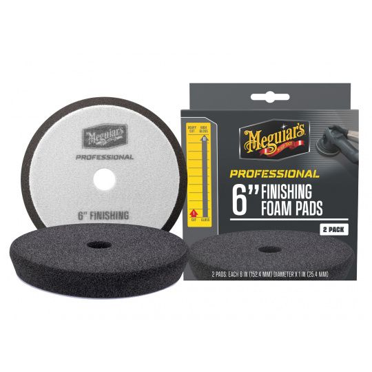 Meguiar's Professional Finishing Foam Pad - pěnové finišovací kotouče, průměr: 6", 2 kusy Meguiar's Professional Finishing Foam Pad - pěnové finišovací kotouče, průměr: 6", 2 kusy