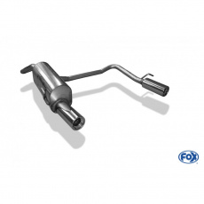 Fox Sportauspuff koncový tlumič výfuku s koncovkou 1x90 Typ 13 na obou stranách pro Seat Arosa s motorem 1.0, 1.4, 1.4 D, 1.7 SDI