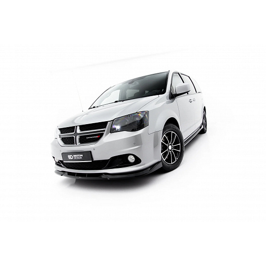Maxton Design spoiler pod přední náraník pro Dodge Grand Caravan Mk5 Facelift, černý lesklý plast ABS Maxton Design spoiler pod přední náraník pro Dodge Grand Caravan Mk5 Facelift, černý lesklý plast ABS