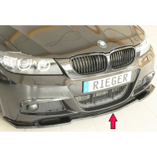 Rieger lipa pod přední nárazník pro BMW řada 3 E91 touring, 09/08-, plast ABS lakovaný do černé lesklé barvy Rieger lipa pod přední nárazník pro BMW řada 3 E91 touring, 09/08-, plast ABS lakovaný do černé lesklé barvy