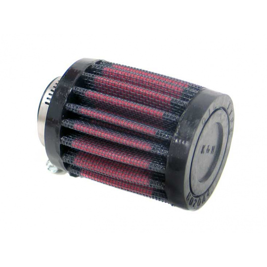 K&N univerzální kulatý filtr se vstupem 19 mm a výškou 64 mm, gumový vrchlík