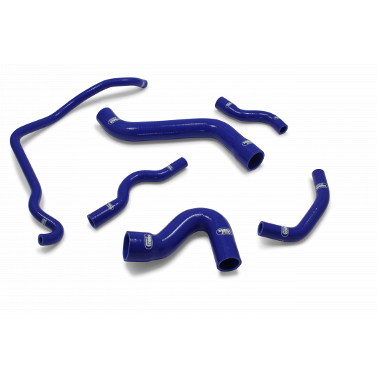 Samco Sport 6-dílná sada silikonových hadic pro vedení chladicí kapaliny pro Opel (Vauxhall) Corsa B  1.4 8v Sri s motory C14 SE, barva: modrá
