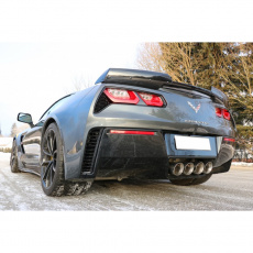 Fox Sportauspuff koncový tlumič výfuku s vývodem uprostřed s koncovkou 4x100 Typ 25 uprostřed pro Corvette Z06 s motorem 6.2