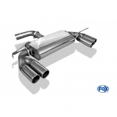 Fox Sportauspuff koncový tlumič výfuku s koncovkou 2x80 Typ 12 na obou stranách pro Škoda Yeti 5L s motorem 1.2, 1.4 TSI, s pohonem předních kol Fox Sportauspuff koncový tlumič výfuku s koncovkou 2x80 Typ 12 na obou stranách pro Škoda Yeti 5L s motorem 1.2, 1.4 TSI, s pohonem předních kol