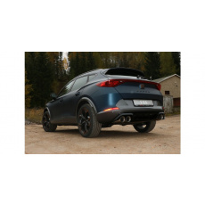 Fox Sportauspuff výfukový systém od katalyzátoru s výfukovými klapkami s koncovkou 2x100 Typ 25 na obou stranách pro Cupra Formentor 2020- s motorem 2.0 l