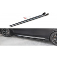 Maxton Design difuzory pod boční prahy s křidélky ver.1 pro BMW M8 Gran Coupe/F93, plast ABS bez povrchové úpravy