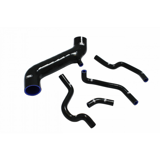 Samco Sport 5-dílná sada silikonových hadic pro vedení vzduchu k turbu pro Nissan Silvia RPS13 1/1991 - s motory SR20DETT 1.8l, s pravostranným řízením, barva: modrá