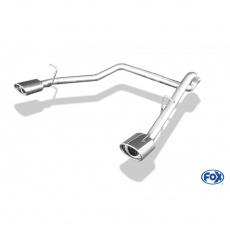 Fox Sportauspuff koncový díl s koncovkou 115x85 Typ 33 na obou stranách pro Daihatsu Materia s motorem 1.3, 1.5