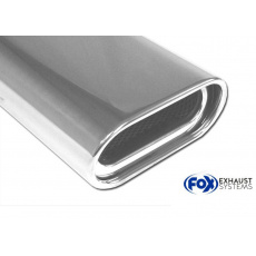 Fox Sportauspuff koncový tlumič výfuku s koncovkou 135x80 Typ 53 pro Honda Civic Mk7 2000- s motorem 1.7, EM2, Coupe Fox Sportauspuff koncový tlumič výfuku s koncovkou 135x80 Typ 53 pro Honda Civic Mk7 2000- s motorem 1.7, EM2, Coupe