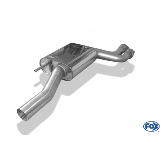 Fox Sportauspuff přední díl s tlumičem pro Mercedes třída E W124 s motorem 4.2, 5.0