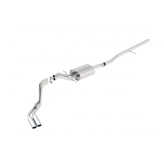 Borla Cat-Back výfukový systém "S-Type" typ 18 pro Chevrolet Silverado 1500 5,3l EC/SB 78,7", CC/SHB 69,3", WB 143,5", r.v. od 14-18, typ koncovek: chromové Borla Cat-Back výfukový systém "S-Type" typ 18 pro Chevrolet Silverado 1500 5,3l EC/SB 78,7", CC/SHB 69,3", WB 143,5", r.v. od 14-18, typ koncovek: chromové