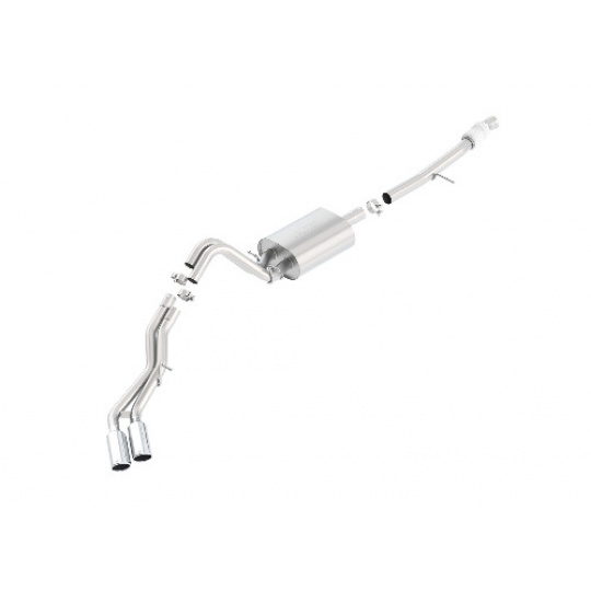 Borla Cat- Back výfukový systém "Touring" pro Chevrolet Suburban 5,3l s automatickou převodovkou, 4-dvéř., r.v. od 15-20 Borla Cat- Back výfukový systém "Touring" pro Chevrolet Suburban 5,3l s automatickou převodovkou, 4-dvéř., r.v. od 15-20