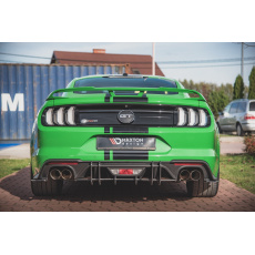Maxton Design "Racing durability" difuzor pod zadní nárazník pro Ford Mustang MK6 GT Facelift, plast ABS bez povrchové úpravy