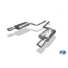 Fox Sportauspuff koncový tlumič výfuku s koncovkou 115x85 Typ 33 na obou stranách pro Lexus LS 430 s motorem 4.3