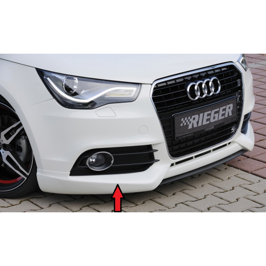 Rieger spoiler pod přední nárazník pro Audi A1 8X 3-dvéř., 5-dvéř. (sportback) před faceliftem, r.v. 08/10-12/14, plast ABS bez povrchové úpravy Rieger spoiler pod přední nárazník pro Audi A1 8X 3-dvéř., 5-dvéř. (sportback) před faceliftem, r.v. 08/10-12/14, plast ABS bez povrchové úpravy