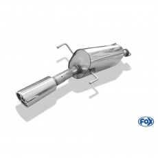 Fox Sportauspuff koncový tlumič výfuku s koncovkou 1x90 Typ 17 pro Opel Astra G s motorem 2.0 Fox Sportauspuff koncový tlumič výfuku s koncovkou 1x90 Typ 17 pro Opel Astra G s motorem 2.0
