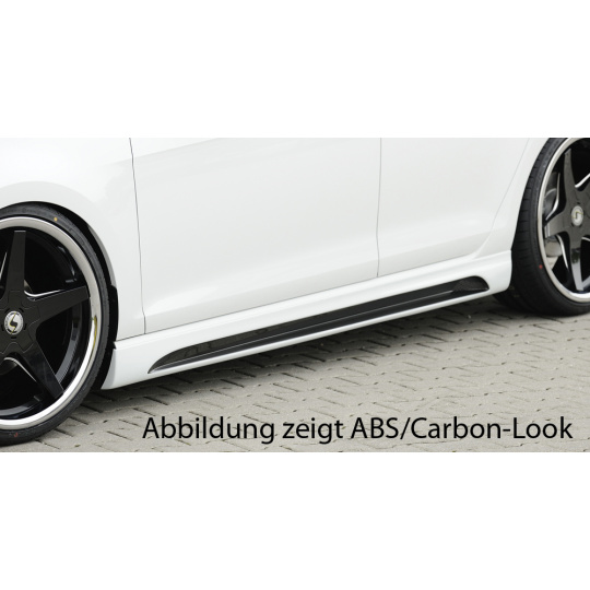 Rieger boční práh mont. strana pravá pro Seat Leon Cupra 5F 5-dvéř., r.v. 03/14-, plast ABS bez povrchové úpravy, s prolisem a výřezem