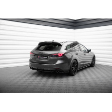 Maxton Design "Street Pro" difuzor zadního nárazníku pro Mazda 6 Mk3 FL, plast ABS bez povrchové úpravy