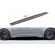 Maxton Design difuzory pod boční prahy ver.2 pro Audi RS7 C8, carbon-Look